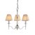 Endon Stanford nickel 3lt Pendant