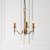 Endon Stanford antique brass 3lt Pendant