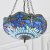 Dragonfly blue 3 light Pendant light