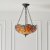 Dragonfly flame 3 light Pendant light