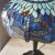 Dragonfly blue 2 light Table lamp