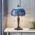 Dragonfly blue 2 light Table lamp