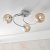 Aerith 3light Semi Flush ceiling light