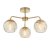 Dimple 3 Light Semi Flush Ceiling Light