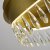 Searchlight Jewel Led Flush Fitting, Gold With Crystal