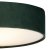 Searchlight Drum 2 2 Light Velvet Flush, Green Shade