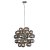 Searchlight Berry 27Lt Pendant, Chrome With Smoked Glass