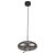 Searchlight Lisbon Led Pendant,Black And Smoked Glass