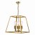 Academy 4 Light Lantern Natural Brass