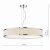 Alvaro 6 Light Single Pendant Polished Chrome Ivory