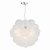 Bubbles 6 Light Pendant Polished Chrome Frosted Glass