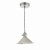 Hadano 1 Light Pendant Antique Chrome With Cashmere Shade