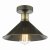 Jalen 1 Light Flush Graphite Antique Brass