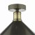 Jalen 1 Light Flush Graphite Antique Brass