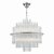 Lukas 13 Light Pendant Polished Chrome Glass