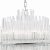 Lukas 13 Light Pendant Polished Chrome Glass