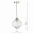 Mya 1 Light Single Pendant Polished Nickel Glass