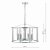 Myka 4 Light Pendant Polished Chrome