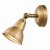 Nathaniel 1 Light Single Spotlight Aged Brass