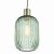 Sawyer Easy Fit Pendant Green Ribbed Glass