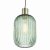 Sawyer Easy Fit Pendant Green Ribbed Glass