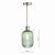 Sawyer Easy Fit Pendant Green Ribbed Glass