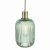 Sawyer Easy Fit Pendant Green Ribbed Glass