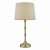Cane 1 Light Table Lamp Antique Brass With Shade