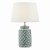 Reese 1 Light Ceramic Table Lamp Green & Blue Print Base Only