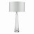 Samara 1 Light Table Lamp Clear Glass Base Only