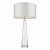 Samara 1 Light Table Lamp Clear Glass Base Only