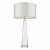 Samara 1 Light Table Lamp Clear Glass Base Only