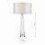 Samara 1 Light Table Lamp Clear Glass Base Only