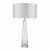 Samara 1 Light Table Lamp Clear Glass Base Only