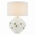 Sphere 1 Light Table Lamp Gloss Glazed White With Shade