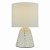 Glenda Ceramic Table Lamp White With Shade (Twin Pack)