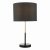 Kelso 1 Light Table Lamp Matt Black Polished Copper With Shade