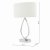 Wyatt Touch Table Lamp Polished Chrome With Shade