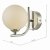 Cradle 1 Light Wall Light Polished Chrome Opal Glass