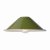 Accessory 1 Light Easy Fit Metal Shade Gloss Green 18Cm