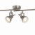 Searchlight Focus 4 Light Industrial Spotlight Bar Satin Silver