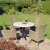 AVIGNON Dining Table with 4 DORCHESTER Chairs Set
