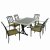 WILMINGTON Dining Table with 6 ASCOT Chairs Set