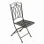 Summer Terrace Rochelle Folding Bistro Set - Dark Grey