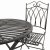 Summer Terrace Rochelle Folding Bistro Set - Dark Grey