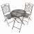 Summer Terrace Rochelle Folding Bistro Set - Dark Grey