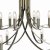 Searchlight Ascona 12 Light Pendant Antique Brass & Clear Glass Sconces