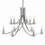 Searchlight Ascona 12 Light Pendant Chrome & Clear Glass Sconces