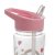 Puckator Shatterproof Tritan Reusable 550ml PVC Water Bottle with Flip Straw - Enchanted Rainbows Unicorn