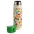 Puckator Reusable Push Top Stainless Steel Hot & Cold Thermal Insulated Drinks Bottle - Autumn Falls